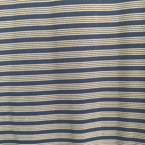 PGA TOUR polo GOlF shirt Blue with white stripes Size LG - Picture 7 of 10
